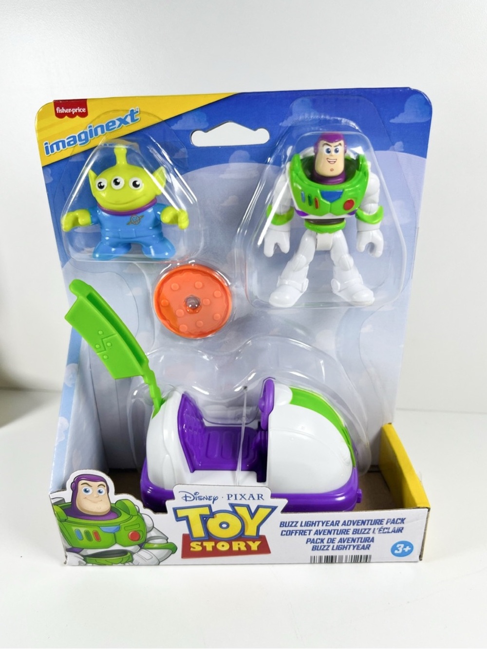 NIB Disney Pixar Toy Story Imaginext Buzz Lightyear Adventure Alien Spaceship
